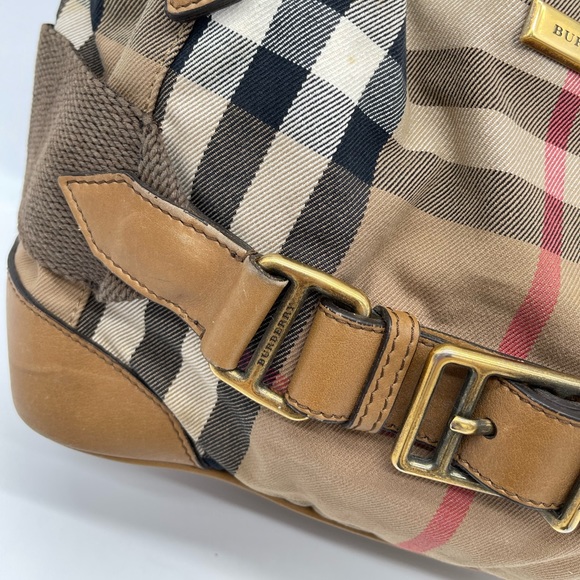 Burberry Signature Logo Satchel Handbag - Picture 5 of 16